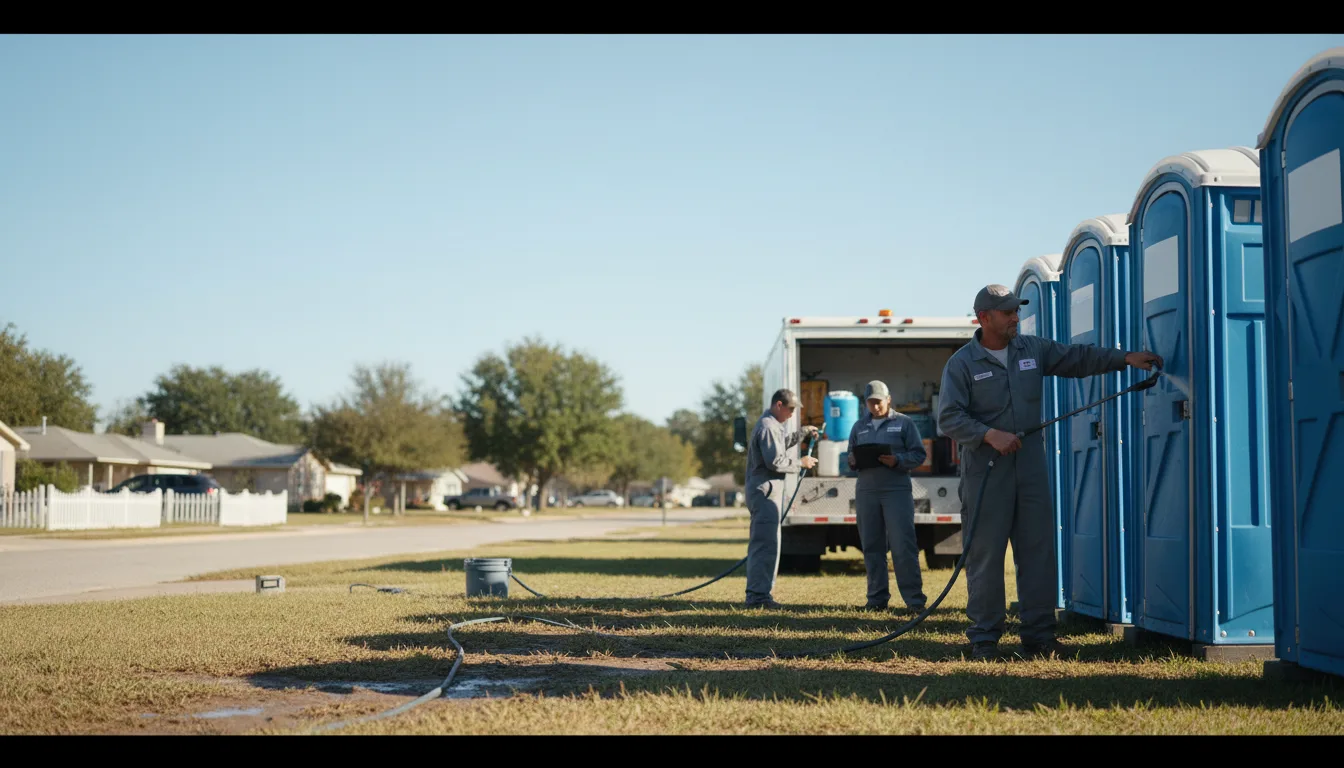Long-Term Portable Toilet Rental in Walters, OK near me